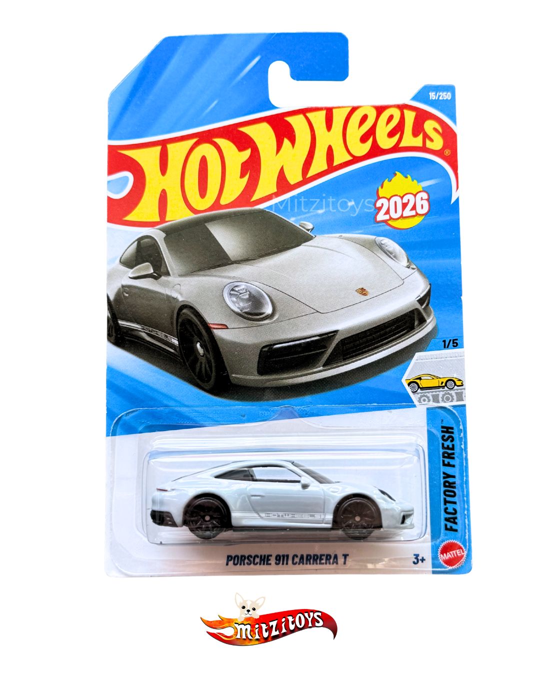 Porsche 911 Carrera T (1/5) - Factory Fresh - Hot Wheels básico
