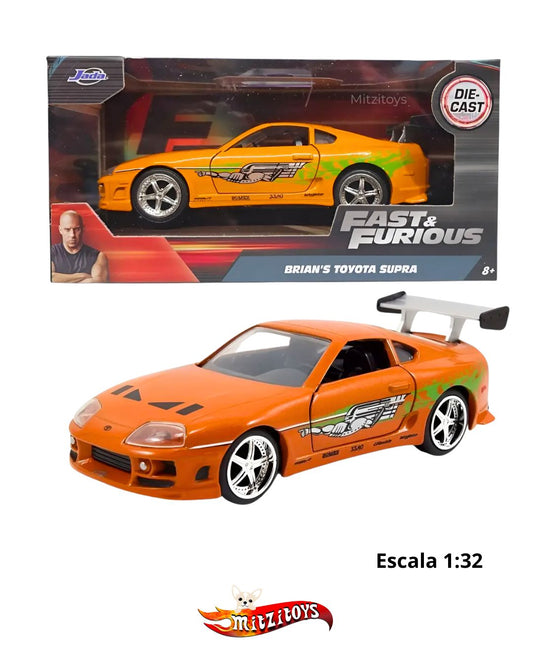 Brian's Toyota Supra Fast & Furious (Escala 1:32) - Jada Toys