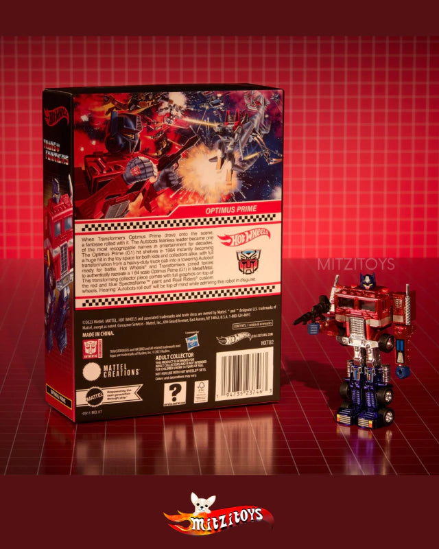 Optimus Prime Transformers - Hot Wheels Premium - Red Line Club (RLC)