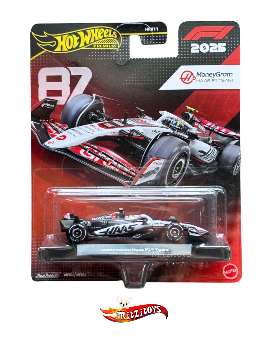 MoneyGram Haas F1 Team #87 - F1 2025 - Hot Wheels Premium