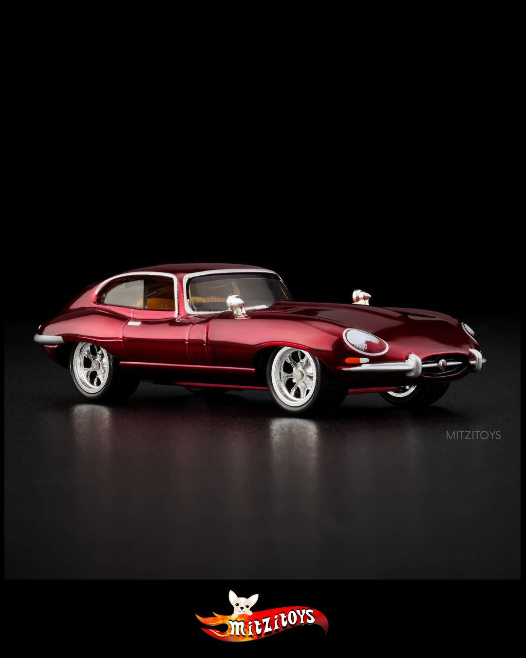 1964 Jaguar E-Type - Red Line Club Exclusive - Hot Wheels RLC 1:64