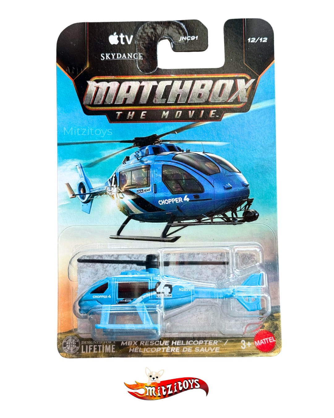 MBX Rescue Helicopter / Hélicoptère de Sauve (12/12) - Apple TV+ Skydance / Matchbox The Movie - Matchbox 