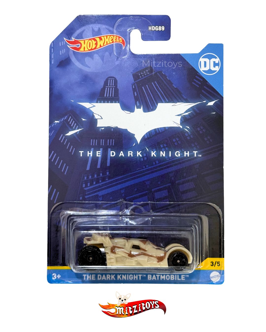 The Dark Knight Batmobile (3/5) - The Dark Knight - Hot Wheels silver