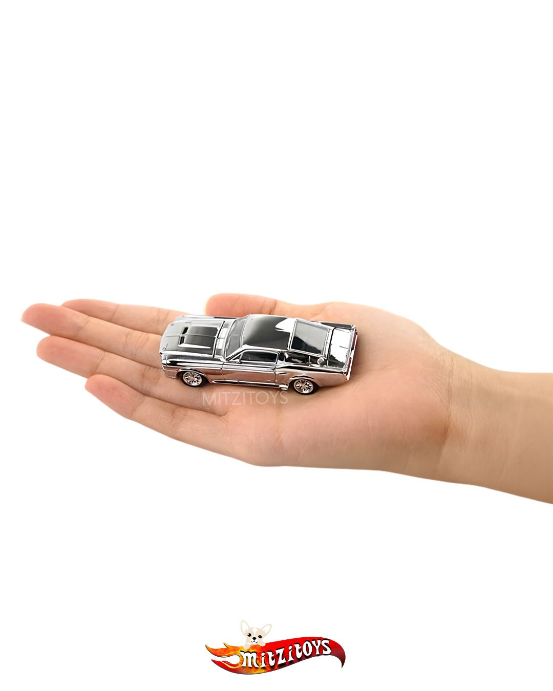 Shelby Mustang GT500 Chrome / Pop Race 1:64