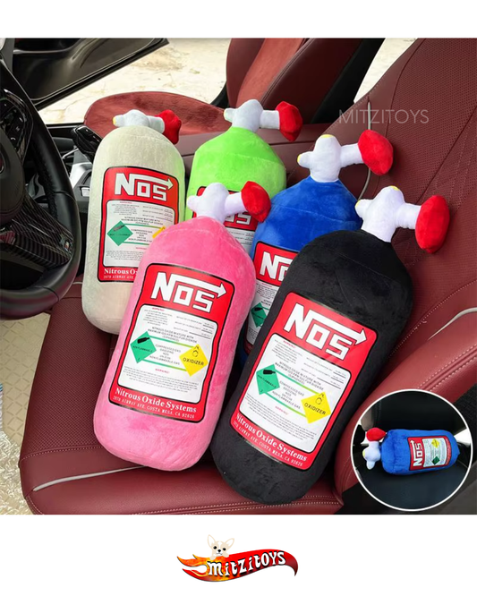 Cojín de Peluche Tanque de NOS Nitrogeno (Varios Colores)