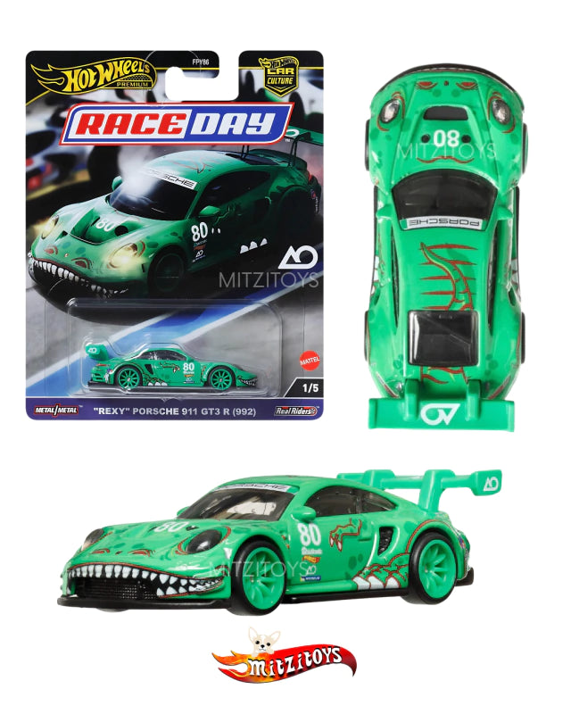 Rexy Porsche 911 GT3 R (992) - Hot Wheels Premium - Race Day 1/5