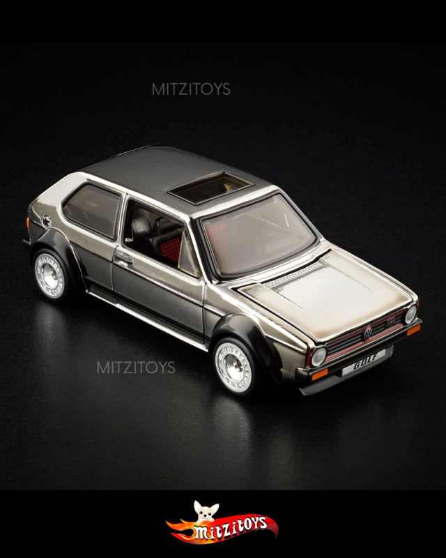1976 Volkswagen Golf GTI MK1 Plateado - Hot Wheels Premium - Red Line Club (RLC)