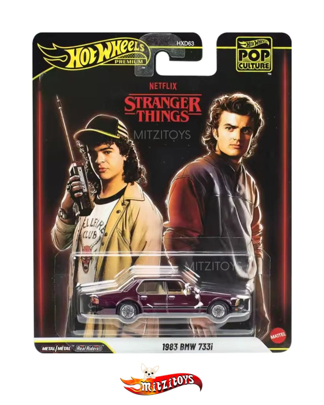 Stranger Things 1983 BMW 733i Hot Wheels Premium Pop Culture
