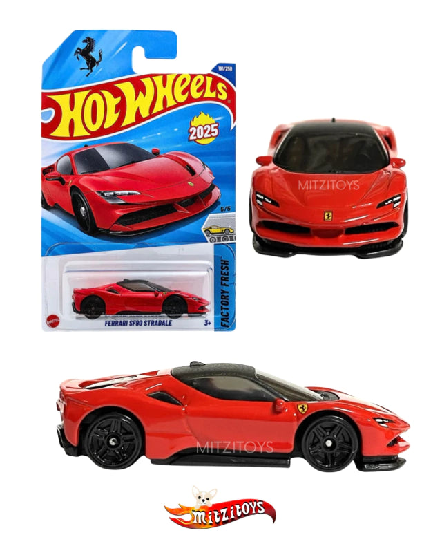 Ferrari SF90 Stradale Rojo - Hot Wheels - Factory Fresh (5/5)