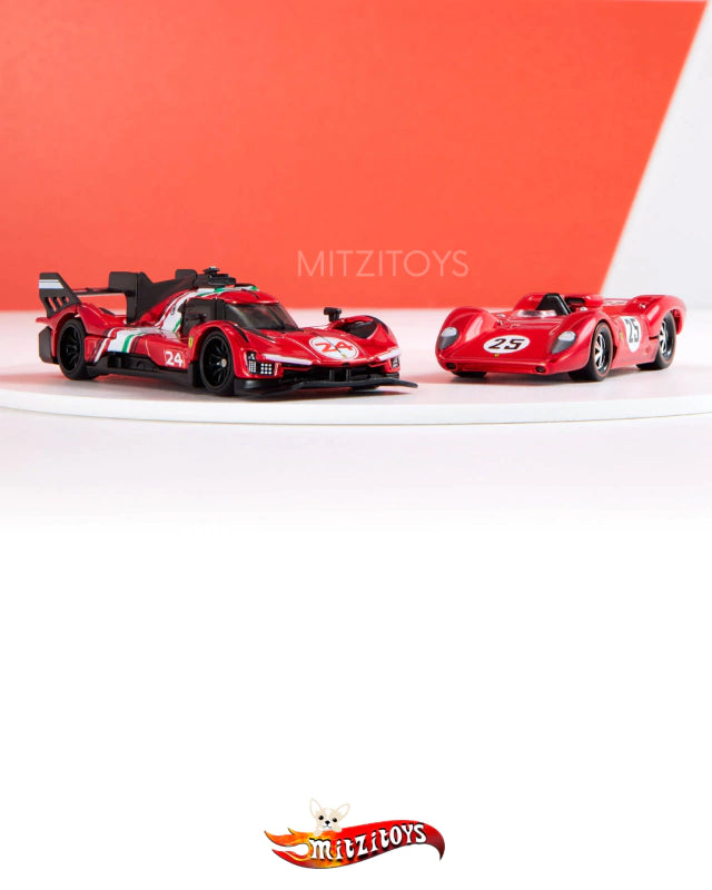 Hot Wheels RLC Exclusive: Ferrari Heritage Set - 2-Car Collector’s Box (Limited Edition)