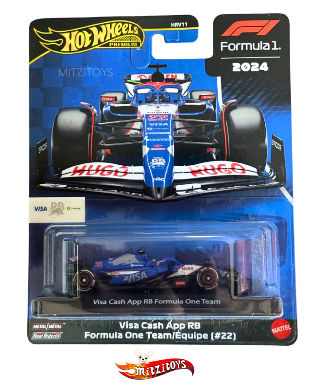 Visa Cash App RB Formula One Team (#22) Formula 1  - Hot Wheels Premium - F1 2024