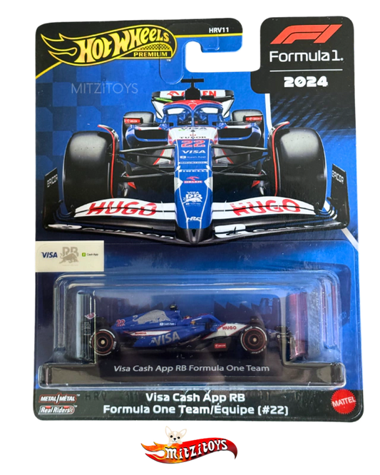 Visa Cash App RB Formula One Team (#22) Formula 1  - Hot Wheels Premium - F1 2024