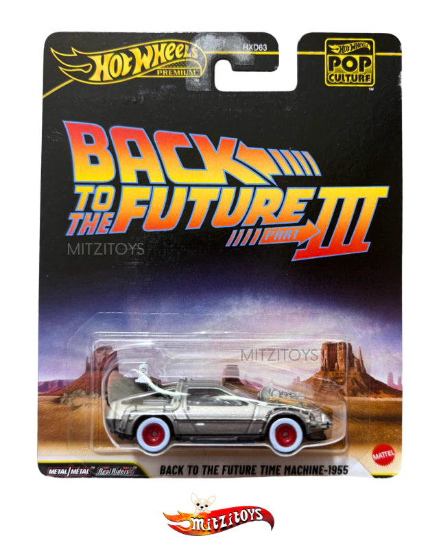 Delorean Back to the Future Time Machine - 1955 - Hot Wheels Premium - Pop Culture