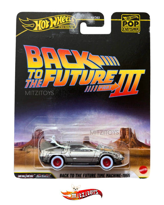 Delorean Back to the Future Time Machine - 1955 - Hot Wheels Premium - Pop Culture