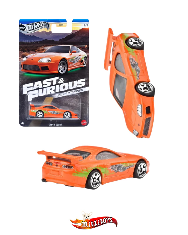 Toyota Supra (Brian O'Conner) - Hot Wheels Silver Series - Fast & Furious 2/5