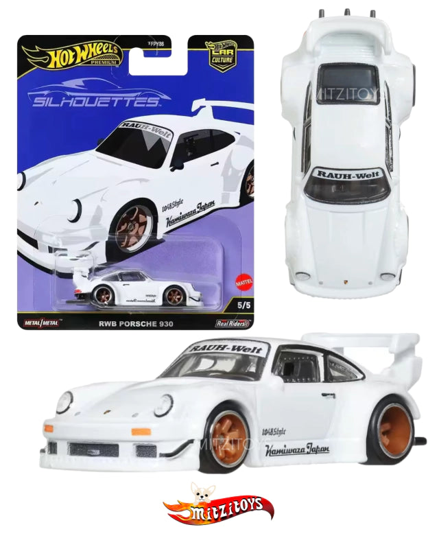 RWB Porsche 930 RAUH-Welt Begriff - Hot Wheels Premium - Car Culture Silhouettes  5/5