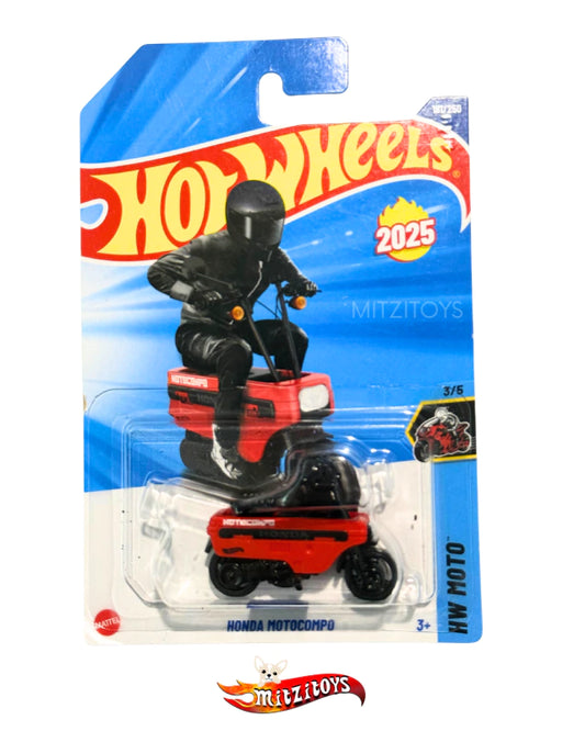 Honda Motocompo Rojo - Hot Wheels HW Moto (3/5)