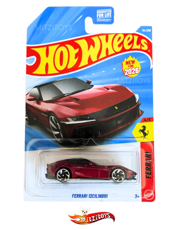 Ferrari 12Cilindri Rojo - Hot Wheels - Ferrari (4/5)