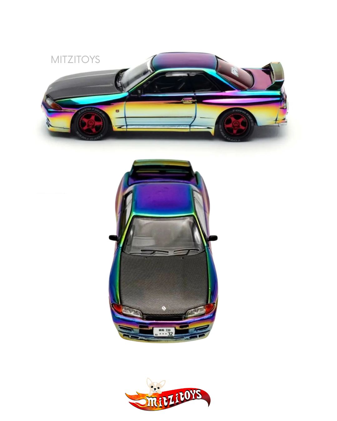 Nissan Skyline GT-R (BNR32)- Pop Race x XCartoys Exclusive S23-APAxpo2025