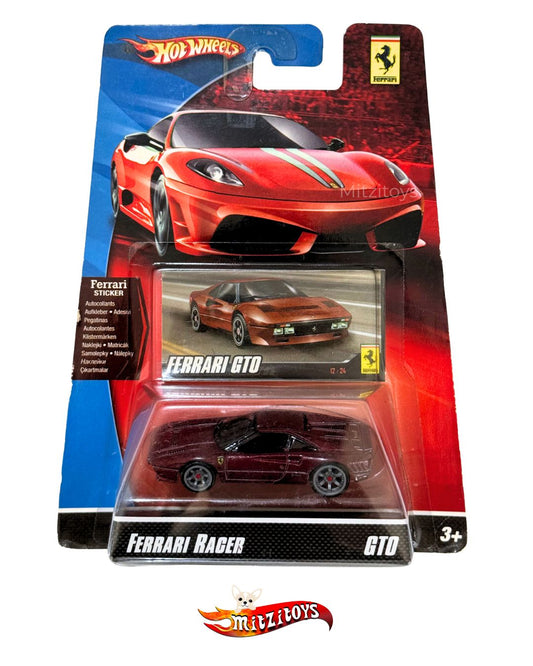 Ferrari GTO (12/24) ( Detalle)- Ferrari Racer - Hot Wheels