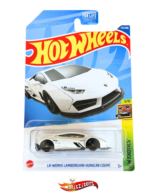 LBWK -Works Lamborghini Huracán Coupé Blanco - Hot Wheels - HW Exotics (3/10)