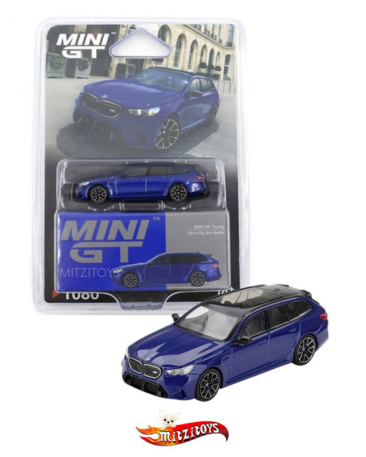BMW M5 Touring (Marina Bay Blue Metallic) - MINI GT #1080