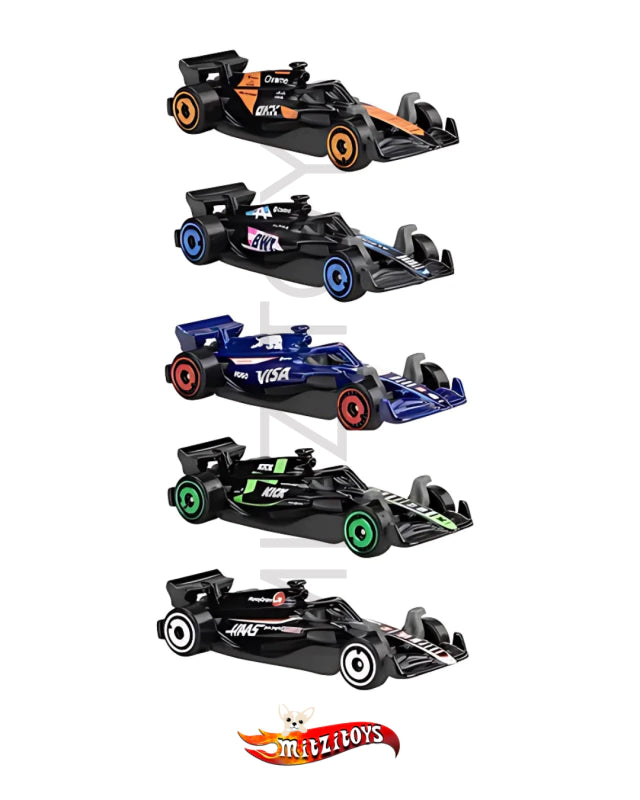 Formula 1 F1 2024 Multipack - 5 Car Set - Hot Wheels Basico
