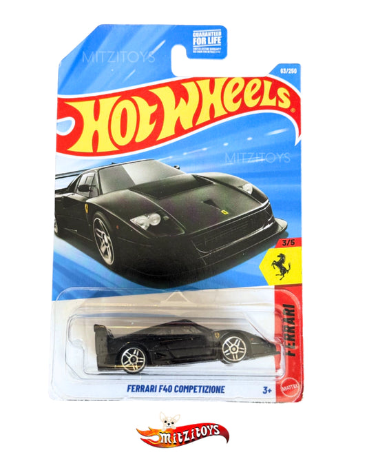Ferrari F40 Competizione Negro- Hot Wheels - Ferrari (3/5)