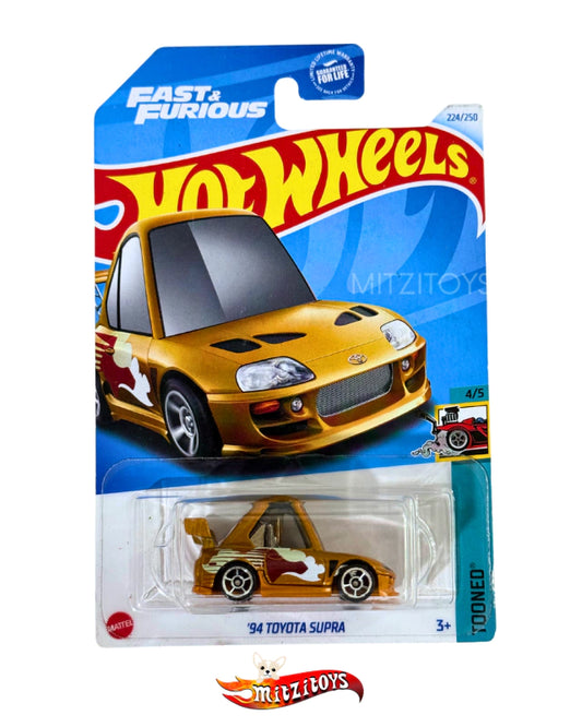 '94 Toyota Supra (Tooned Dorado) - Hot Wheels Fast & Furious (2024)