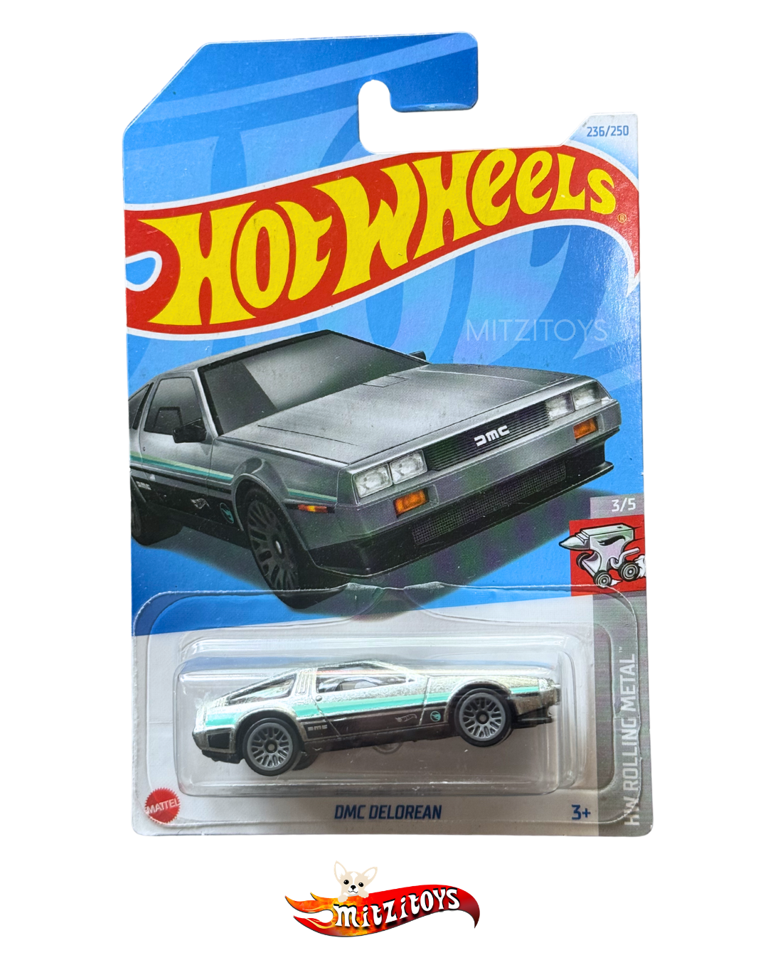 DMC Delorean - Hot Wheels: HW Rolling Metal (3/5)