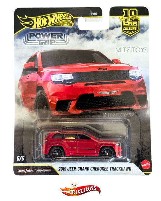 2019 Jeep Grand Cherokee Trackhawk Rojo - Hot Wheels Premium - Power Trip (5/5)