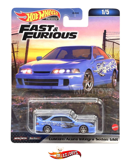 Acura Integra Sedan GSR - Hot Wheels Premium - Fast & Furious 1/5