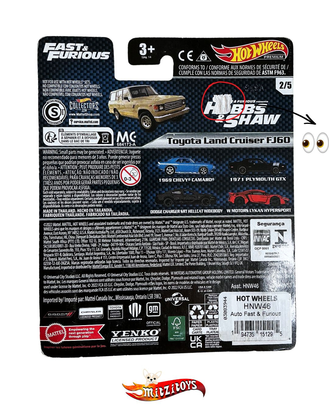 Toyota Land Cruiser FJ60 (2/5) - Fast & Furious (Detalle) - Hot Wheels Premium