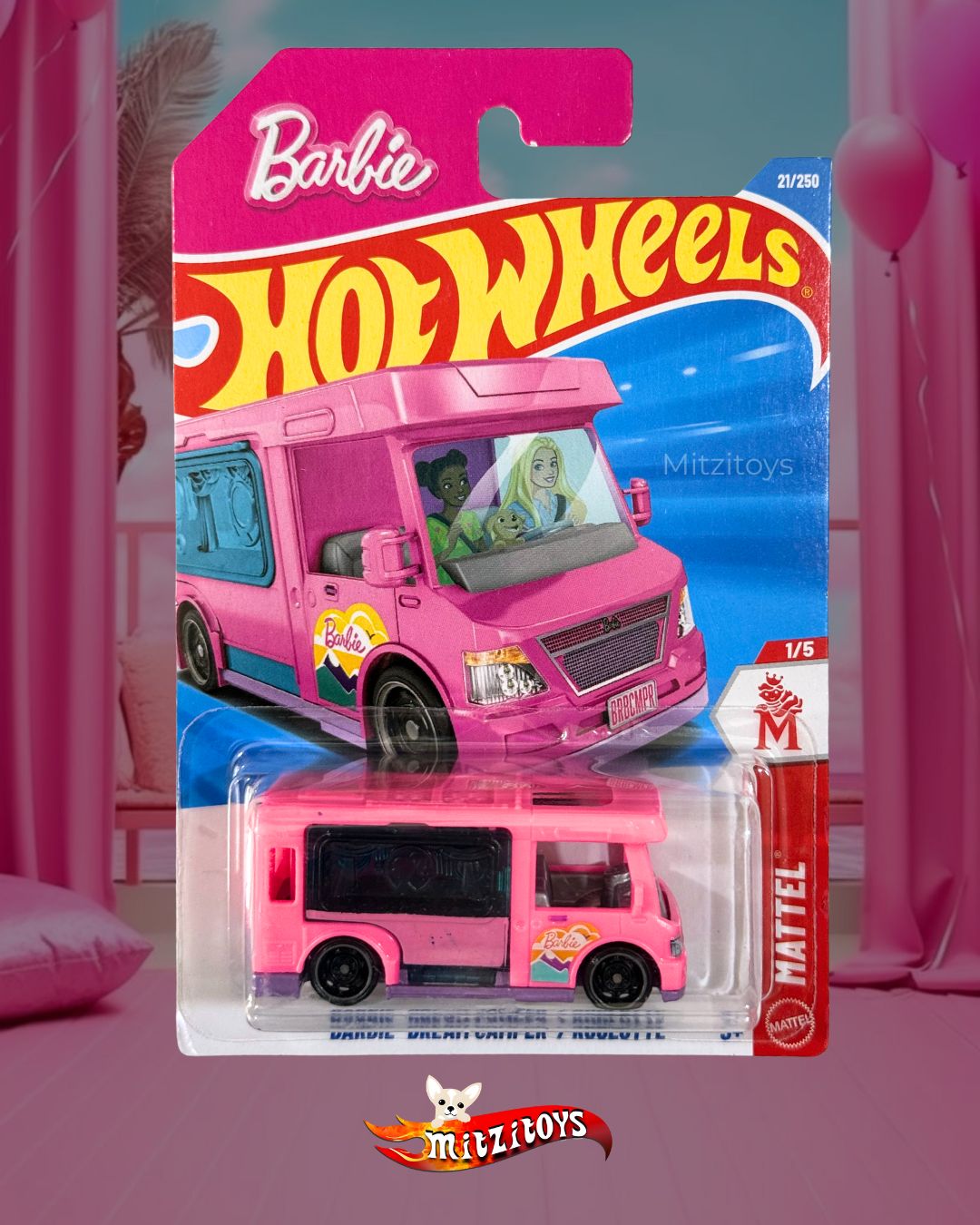 Barbie Dream Camper (1/5) - HW Metro - Hot Wheels Básico