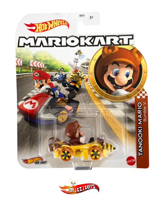 Tanooki Mario - Hot Wheels Mario Kart - Bumble V Kart Edition