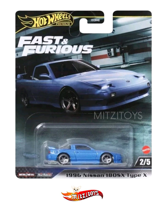 1996 Nissan 180SX Type X - Hot Wheels Premium - Fast & Furious 2/5