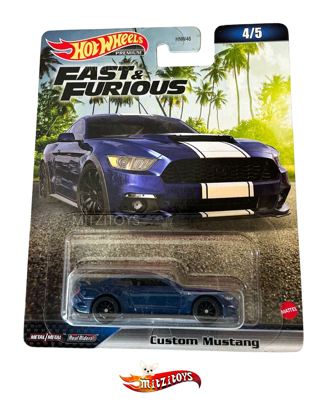 Custom Mustang 4/5 - Fast & Furious - Hot Wheels Premium