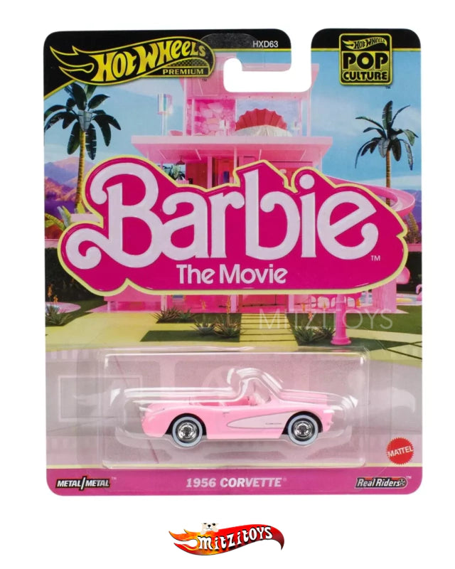 Barbie The Movie 1956 Corvette - Hot Wheels Premium - Pop Culture