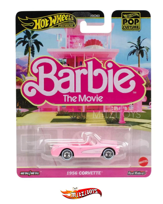 Barbie The Movie 1956 Corvette - Hot Wheels Premium - Pop Culture