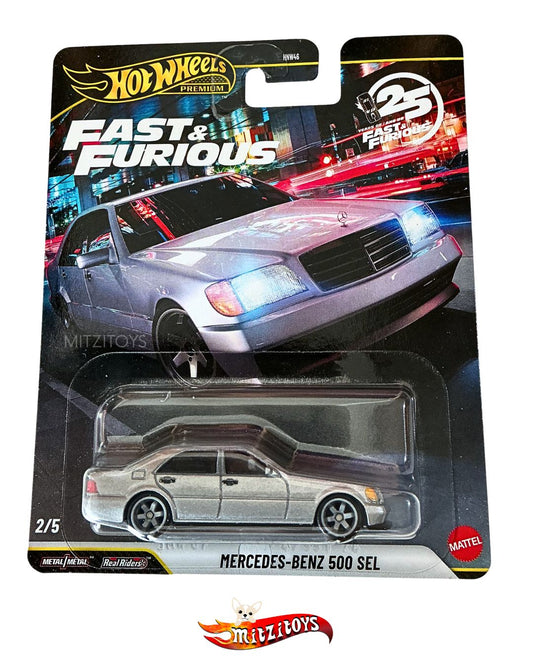 Mercedes-Benz 500 SEL 2/5 - Fast & Furious - Hot Wheels Premium