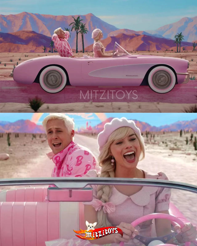 Barbie The Movie 1956 Corvette - Hot Wheels Premium - Pop Culture