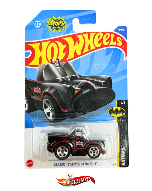 Classic TV Series Batmobile; Negro; Batman (3/5) #78/250; Hot Wheels Básico