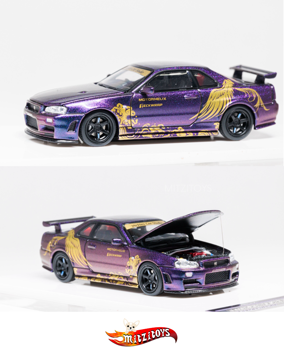 Nissan Skyline GT-R (R34) Customized TAS 2026 Motorhelix Limited Edition 999 Pzs Tokyo Auto Salon