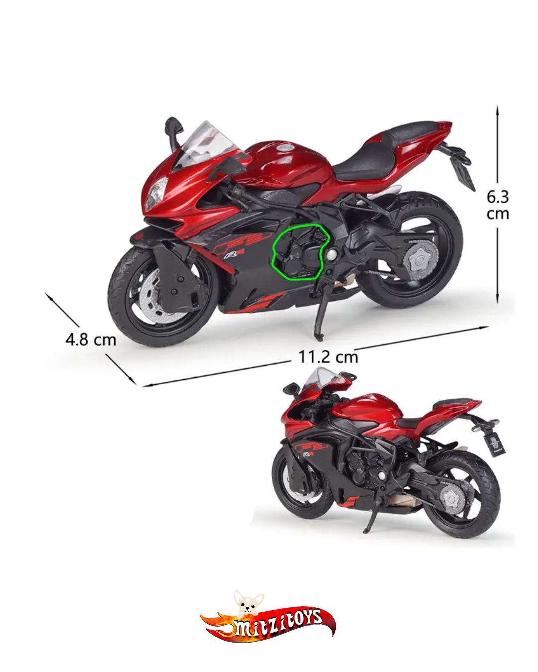 Moto MV Agusta F3 RR - Welly 1:18