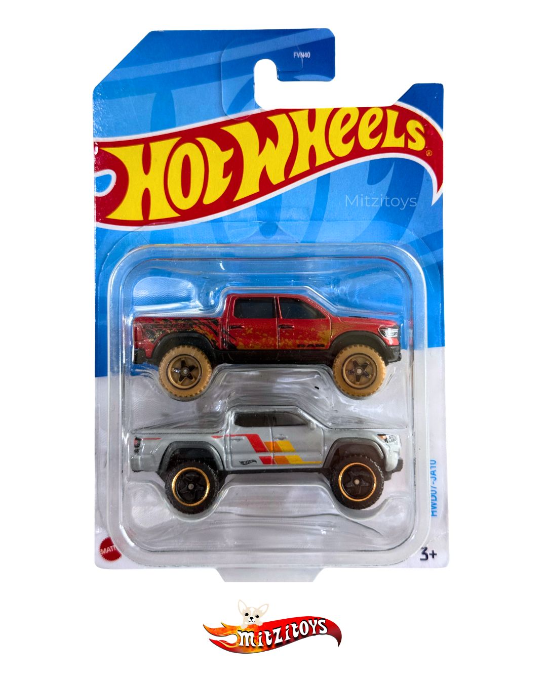 2020 Ram 1500 Rebel & '20 Toyota Tacoma (2-Pack) - Hot Wheels Básico