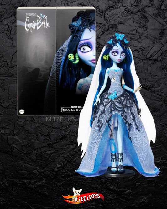 Monster High Skullector Series – Tim Burton’s Corpse Bride Emily Doll 🦋✨