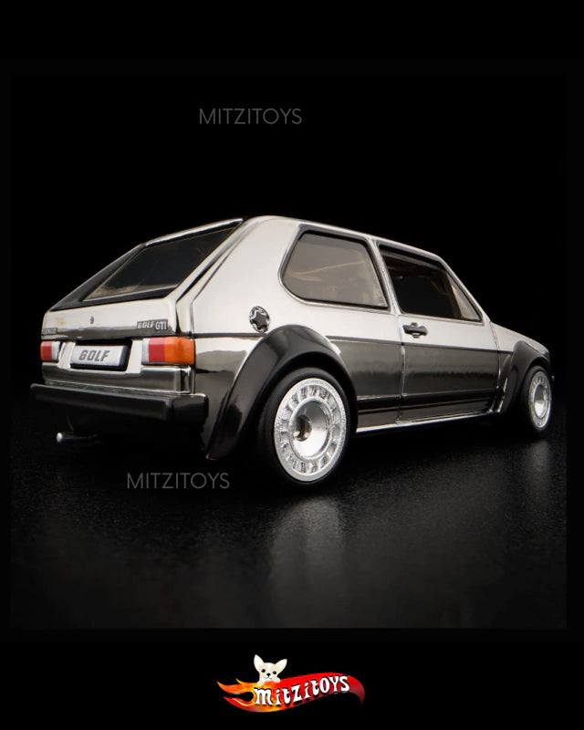 1976 Volkswagen Golf GTI MK1 Plateado - Hot Wheels Premium - Red Line Club (RLC)