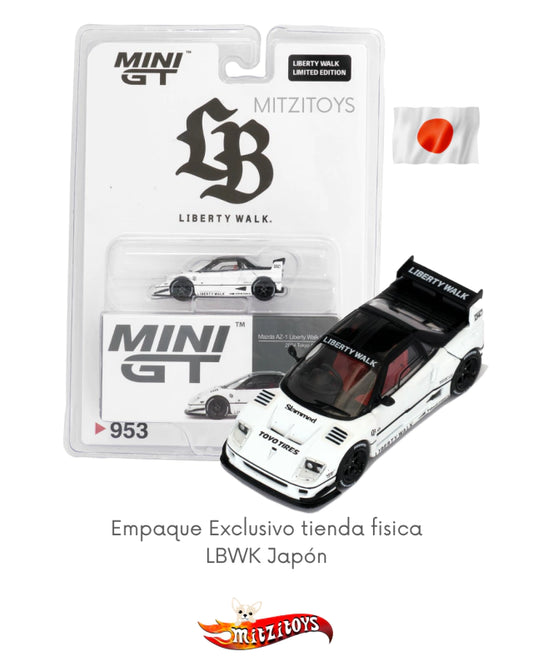 Mazda AZ-1 Liberty Walk (LB-Works) - Mini GT 1/64 (No. 953)