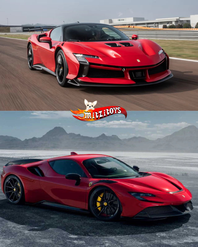 Ferrari SF90 Stradale Rojo - Hot Wheels - Factory Fresh (5/5)