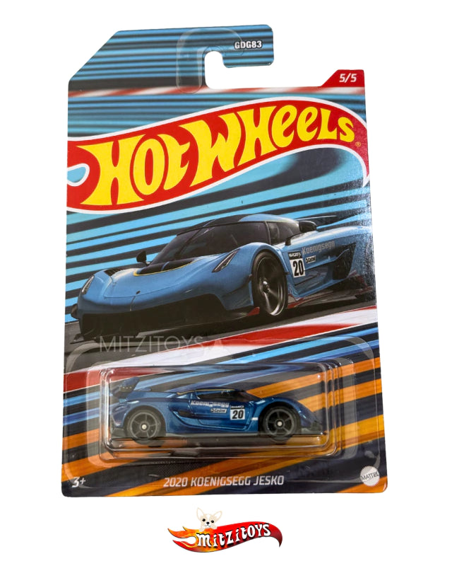 2020 Koenigsegg Jesko Azul, 5/5; Hot Wheels Silver